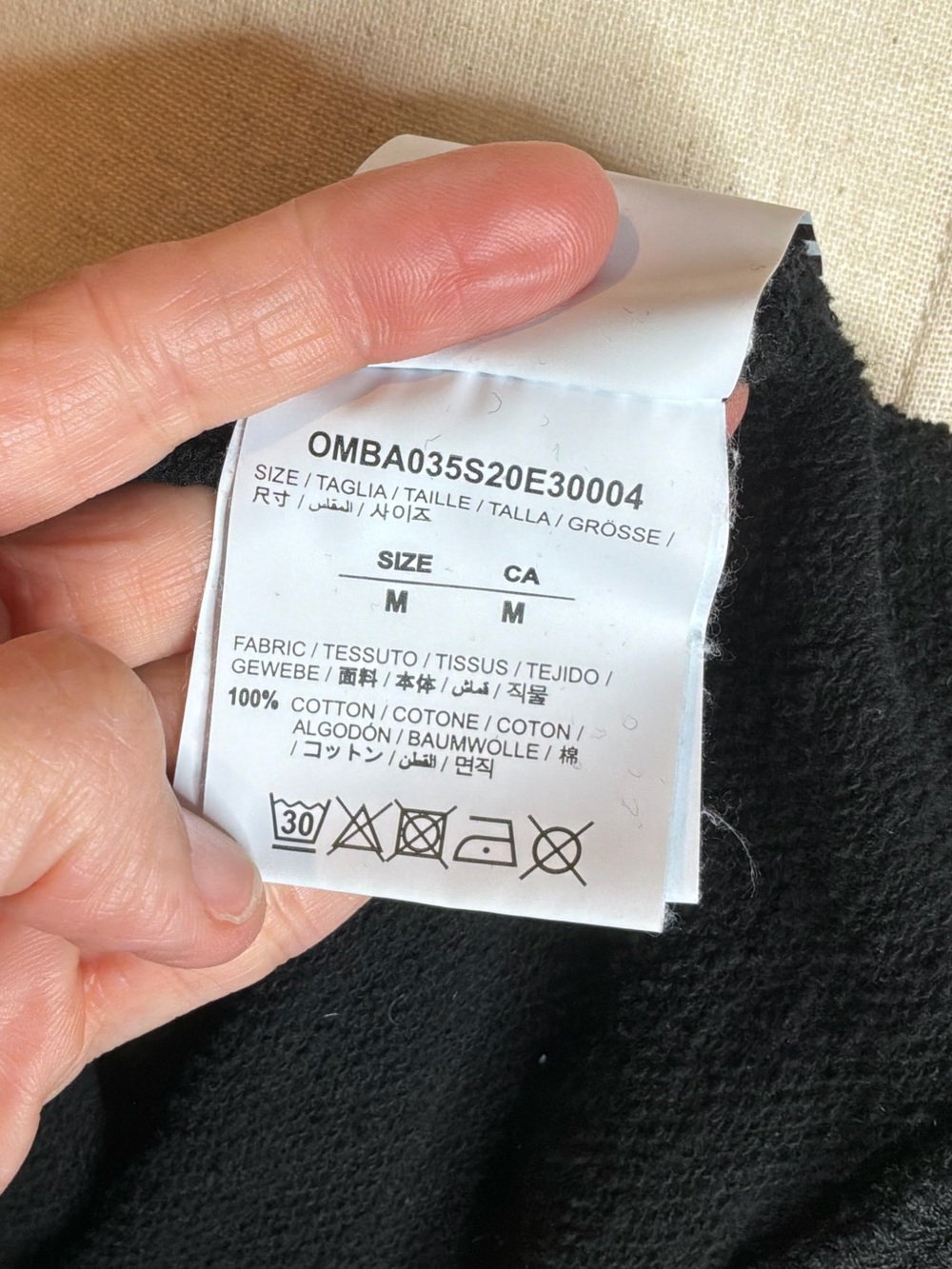 Off-White Caravaggio Arrows Black Crewneck Sweatshirt Size Medium - Picture 8 of 10